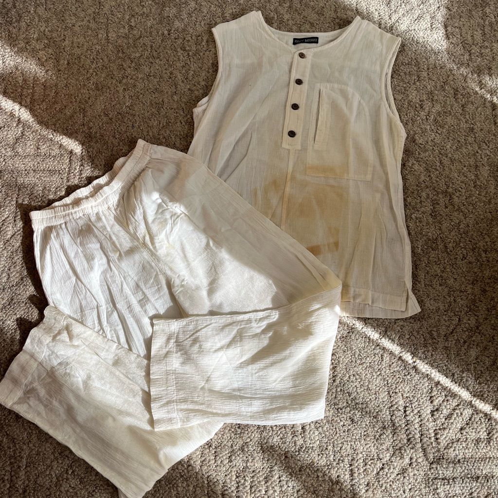 Issey Miyake White Set Issey Miyake White Set